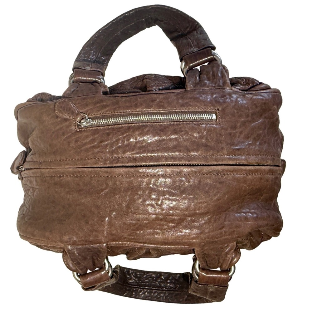 Vintage Chanel Le Marais Bowler Bag Distressed Quilted Lambskin Luxury Purse Y2K - Picture 4 of 16